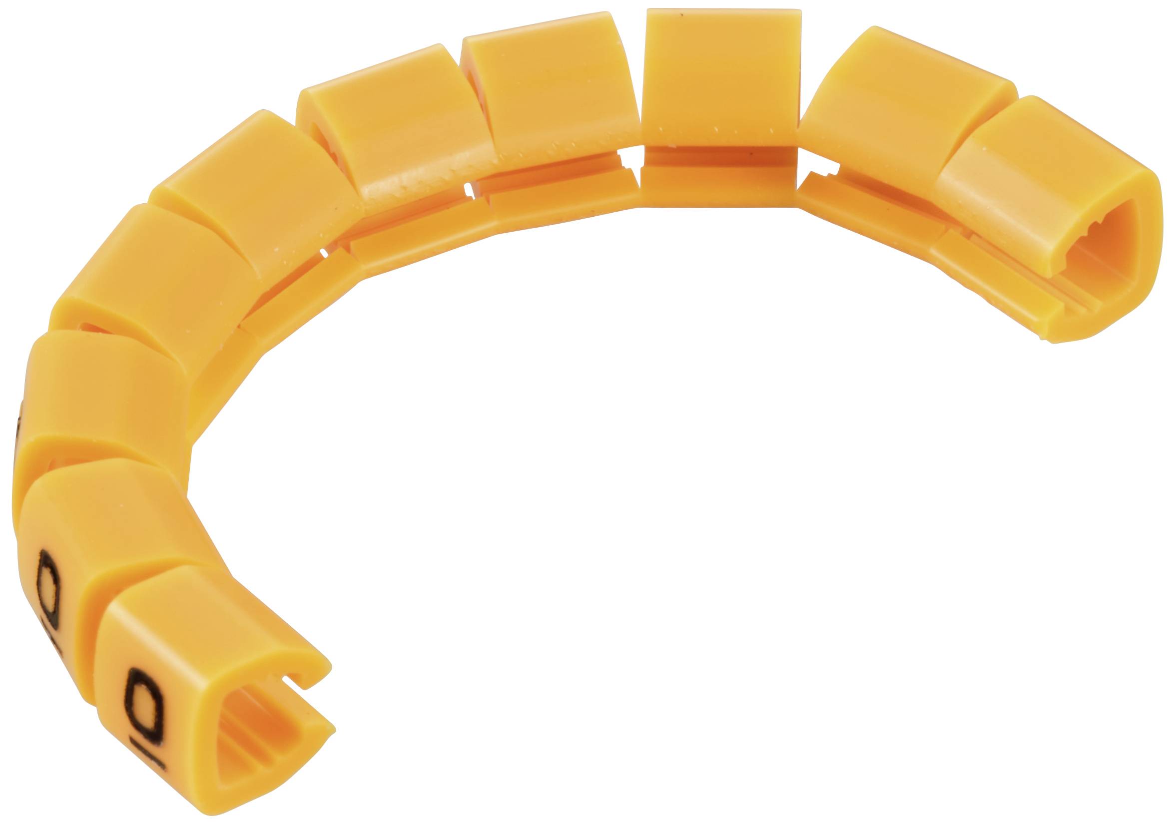 TRU Components TC-MB1/0203 Kennzeichnungsclip Aufdruck 0 Außendurchmesser-Bereich 3 bis 3.60mm