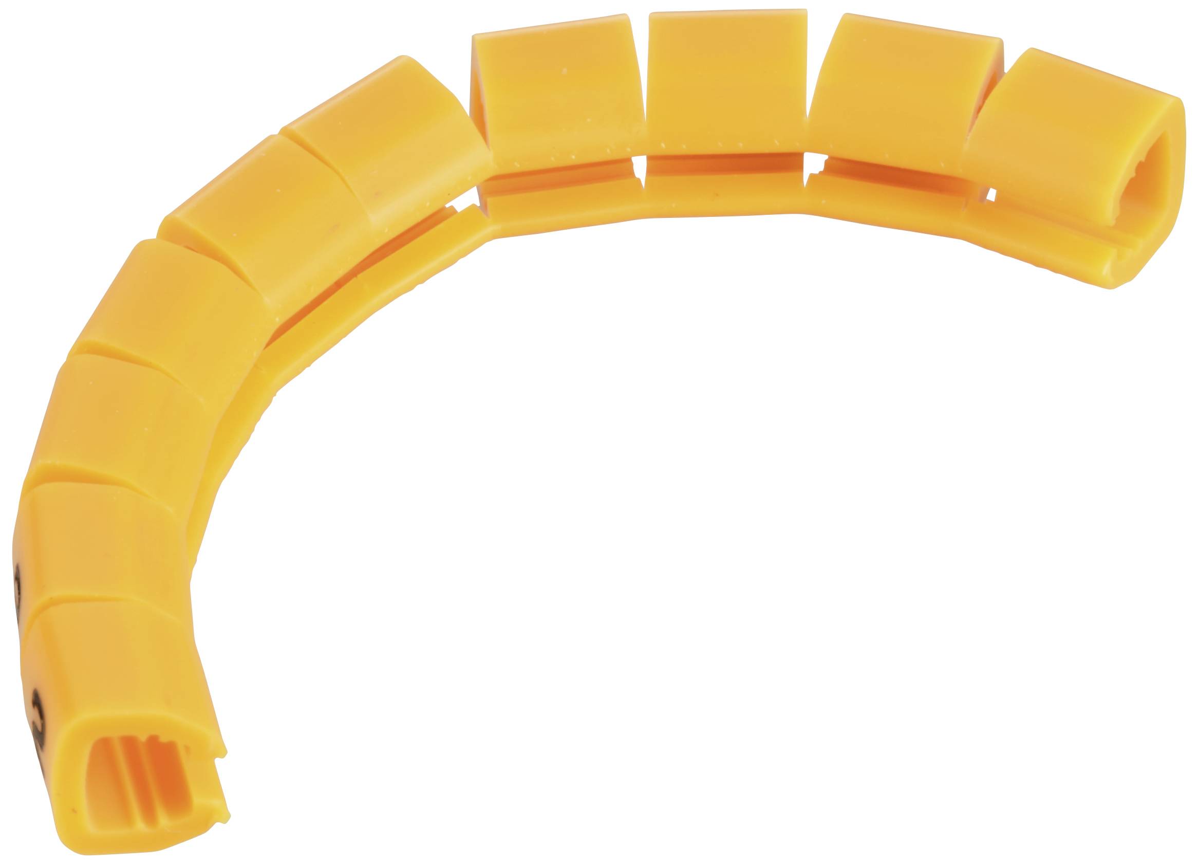 TRU Components TC-MB1/2203 Kennzeichnungsclip Aufdruck 2 Außendurchmesser-Bereich 3 bis 3.60mm
