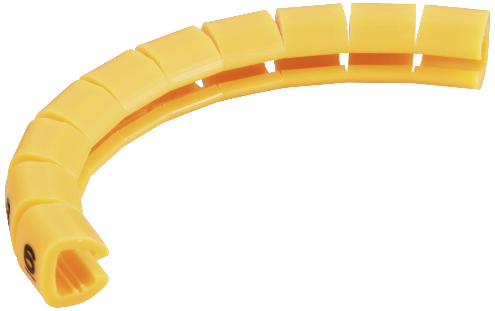 TRU Components TC-MB1/6203 Kennzeichnungsclip Aufdruck 6 Außendurchmesser-Bereich 3 bis 3.60mm