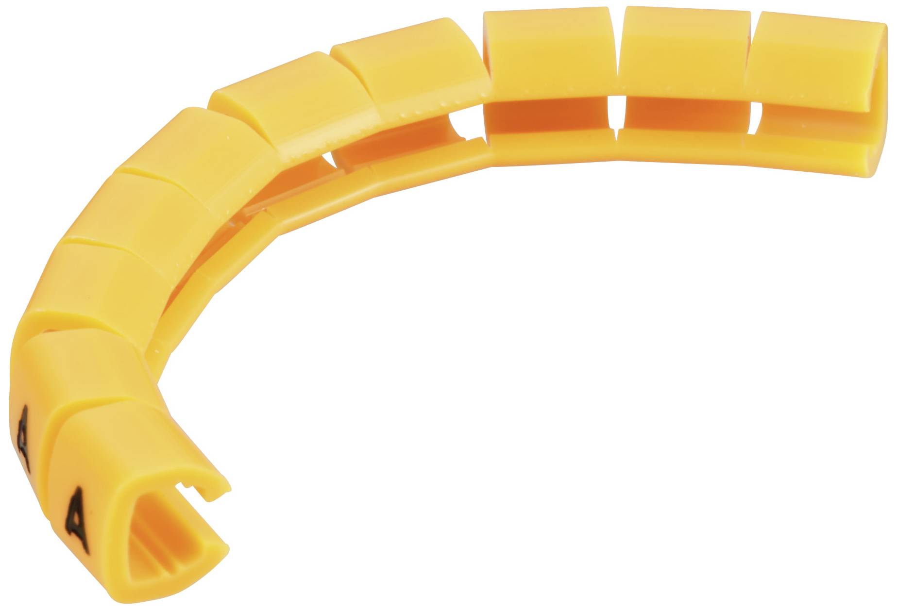 TRU Components TC-MB1/A203 Kennzeichnungsclip Aufdruck A Außendurchmesser-Bereich 3 bis 3.60mm