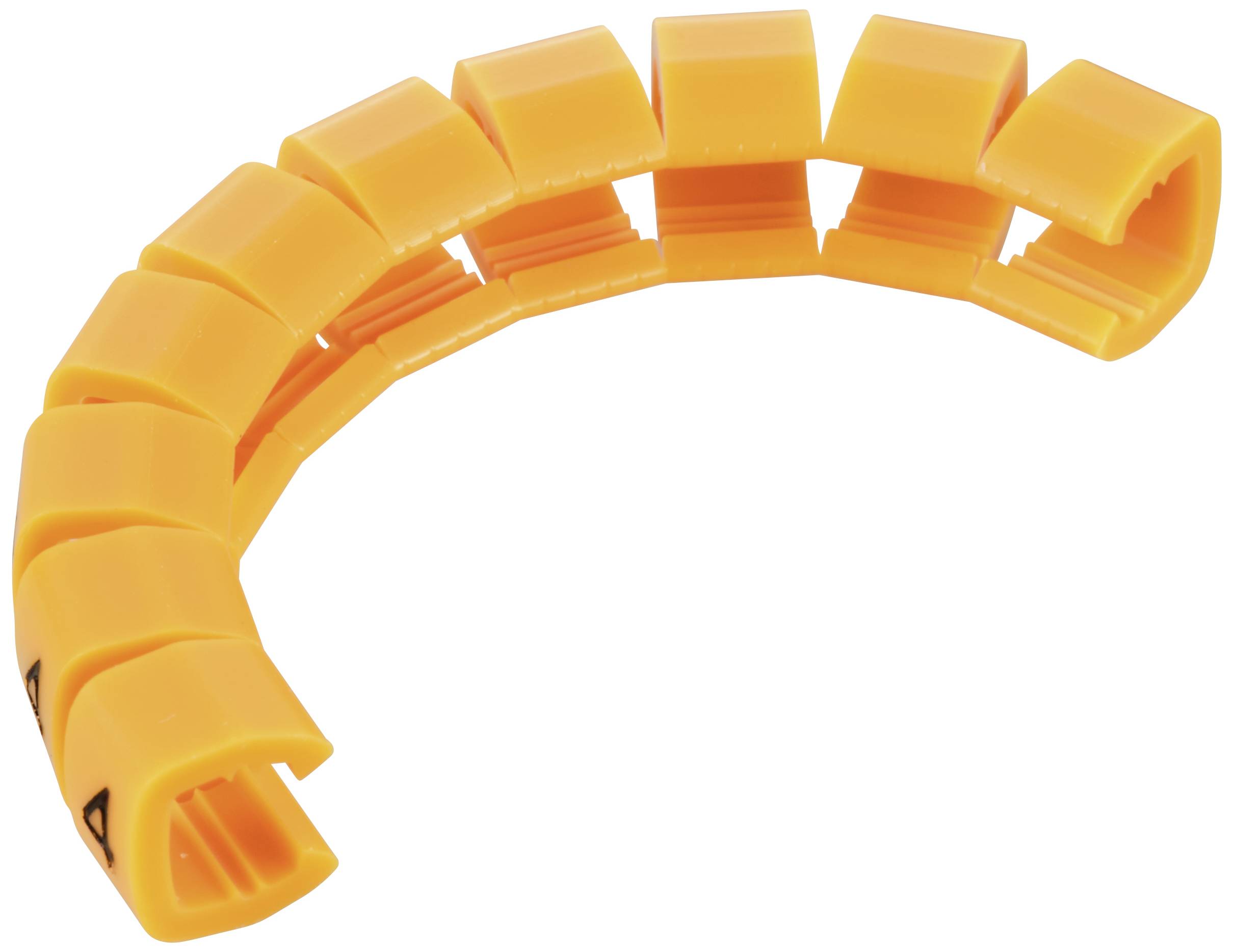 TRU Components TC-MB2/4203 Kennzeichnungsclip Aufdruck 4 Außendurchmesser-Bereich 4 bis 5.10mm