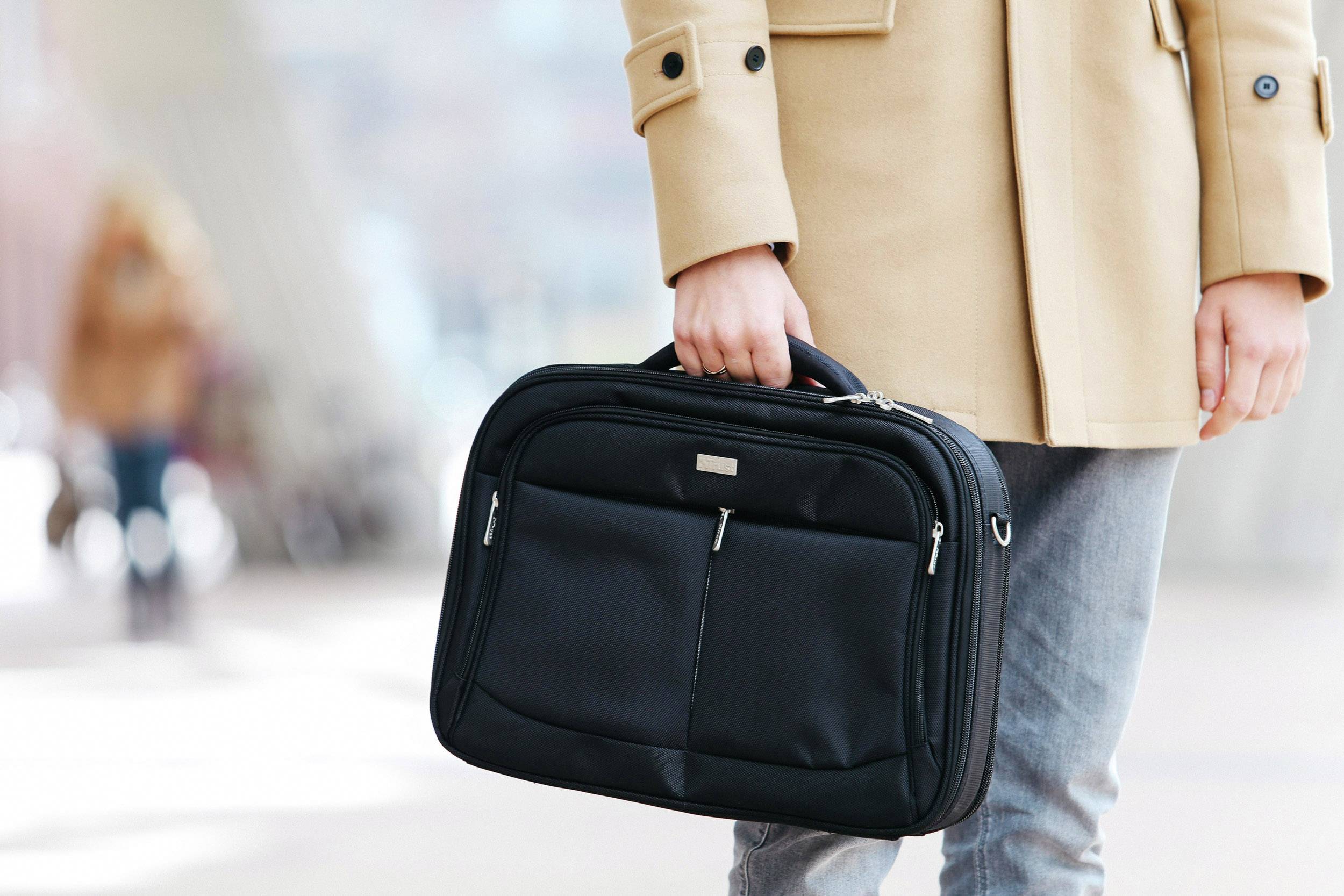 Trust Notebook Tasche Sydney Passend für maximal: 43,9 cm (17,3")  Schwarz