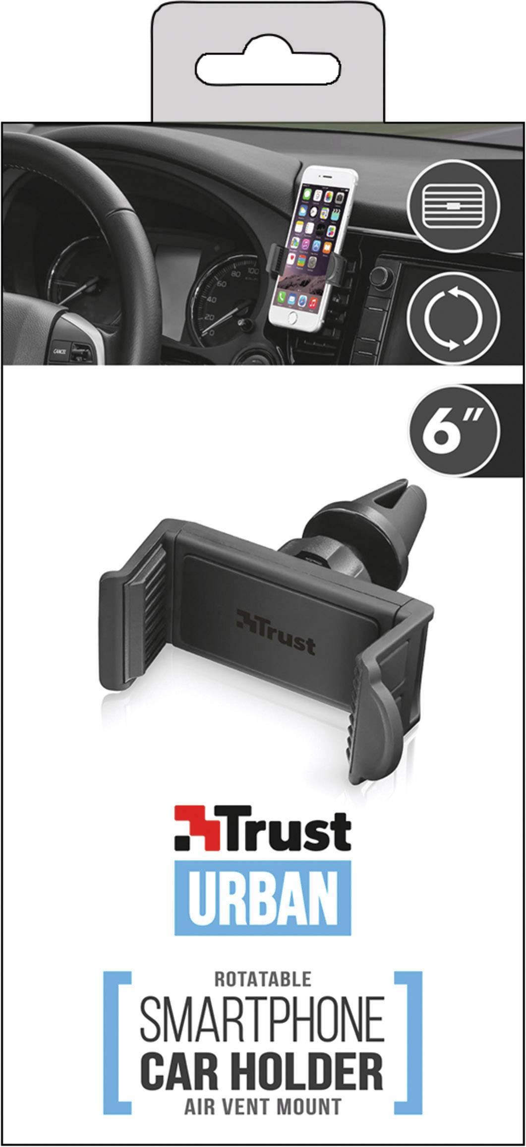 Trust 21806 Lüftungsgitter Handy-Kfz-Halterung 55 - 90mm 6 Zoll (max)
