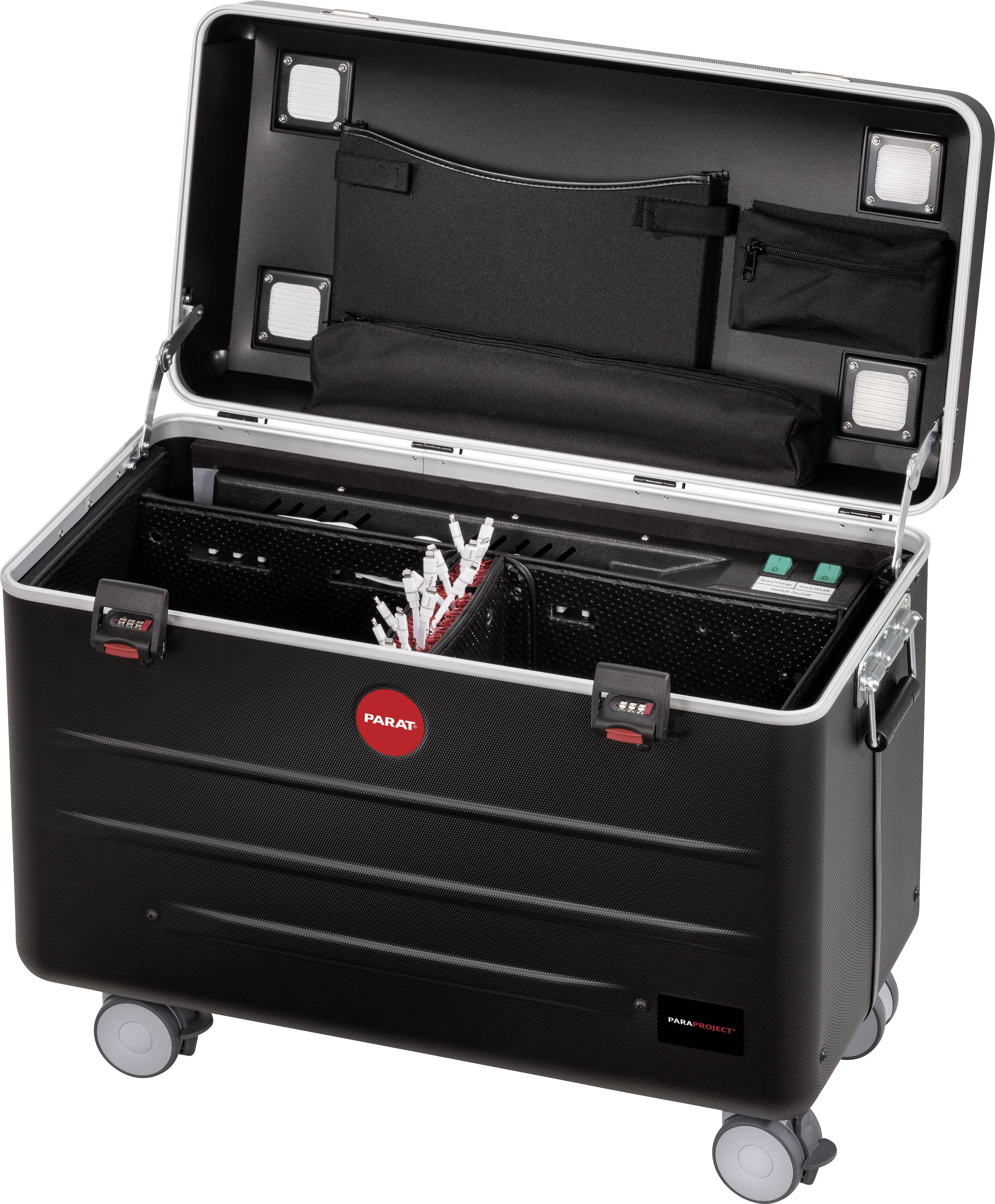 Parat i16 KidsCover Lade- und Managementsystem Wagen Alle iPad ab Generation 4 (bis 9,7"), Alle iPad Mini für Apple Lightning