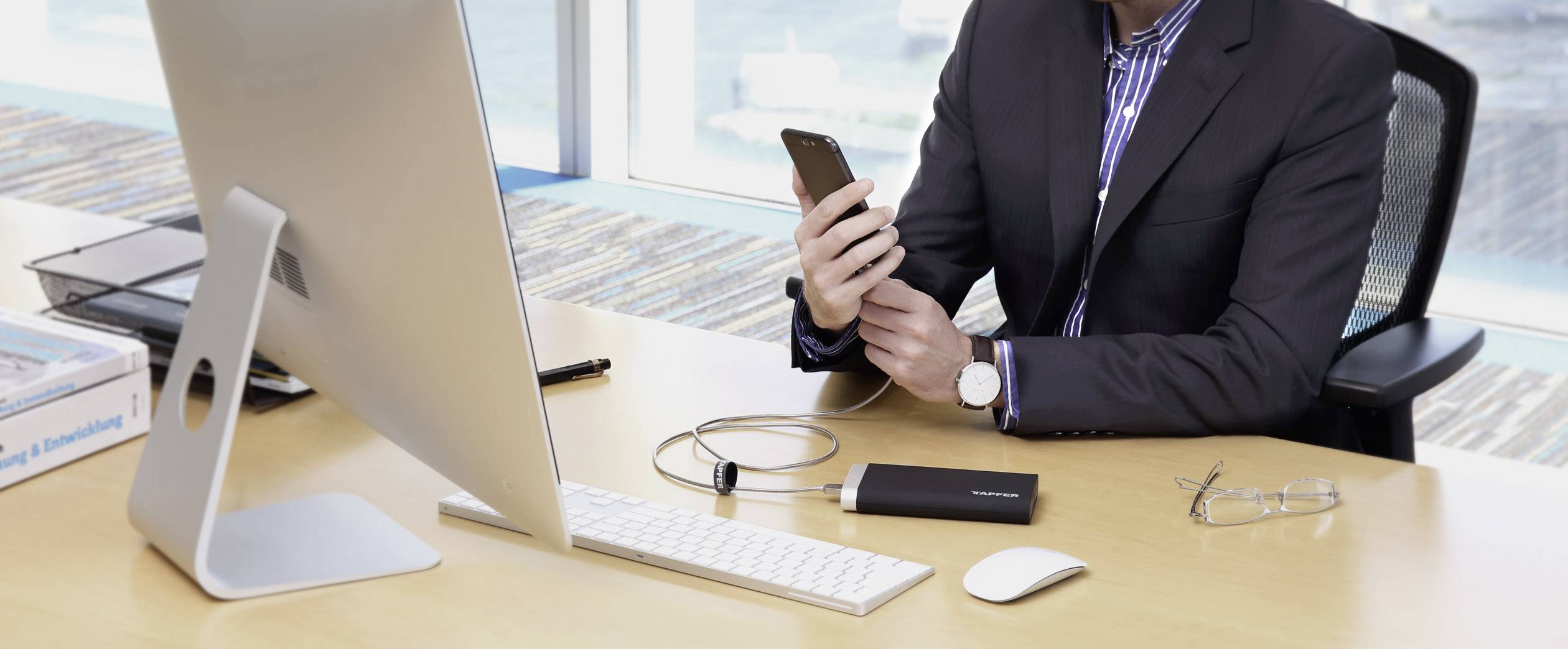 Tapfer TCP-20100 Powerbank (Zusatzakku) Li-Ion 20100 mAh 1006BTF