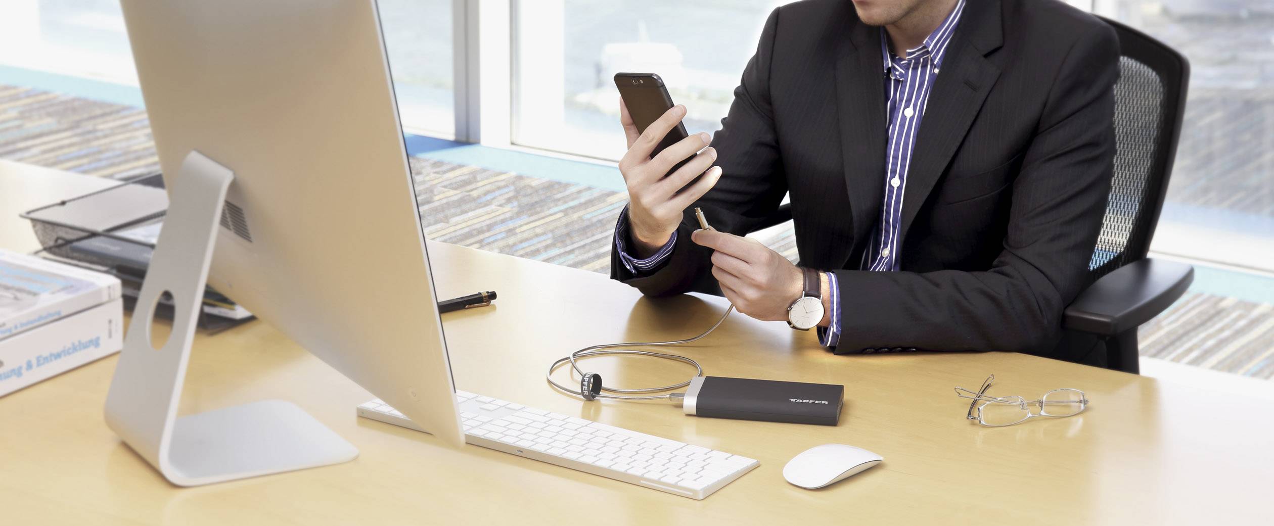 Tapfer TCP-20100 Powerbank (Zusatzakku) Li-Ion 20100 mAh 1006BTF