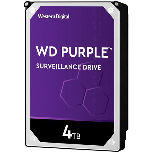 Western Digital Purple™ 4 TB 3.5" (8.9 cm) internal HDD SATA III WD40PURZ Bulk