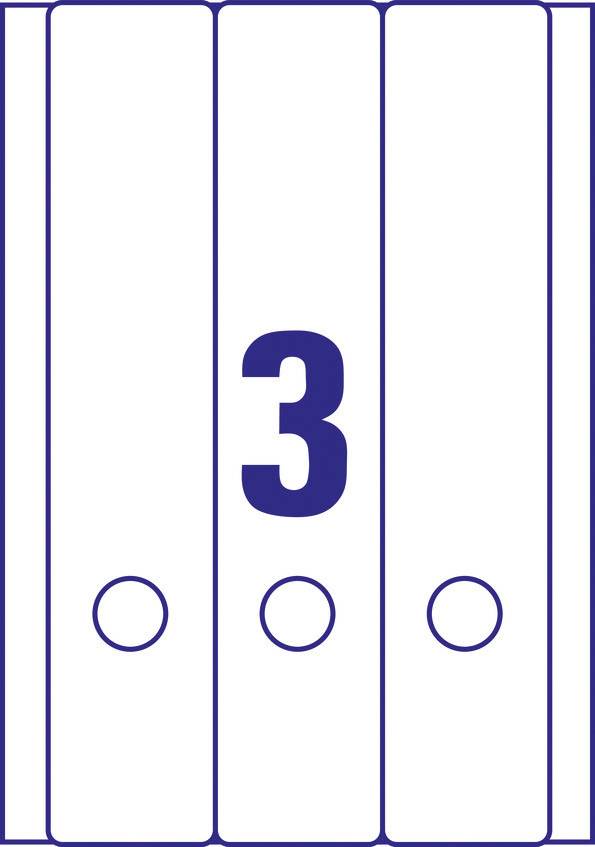 Avery-Zweckform Ordner-Etiketten L4759-10 61 x 297mm Papier Weiß Permanent haftend 30St.