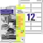 Avery-Zweckform 6123 Universal-Etiketten 97.3 x 42.3mm Papier Weiß 120 St. Permanent haftend Tintenstrahldrucker, Laserdrucker