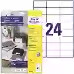 Avery-Zweckform 3474-10 Universal-Etiketten 70 x 37mm Papier Weiß 240 St. Permanent haftend Tintenstrahldrucker, Laserdrucker Avery-Zweckform 3474-10 Universal-Etiketten 70 x 37mm Papier Weiß 240 St. Permanent haftend Tintenstrahldrucker, Laserdrucker