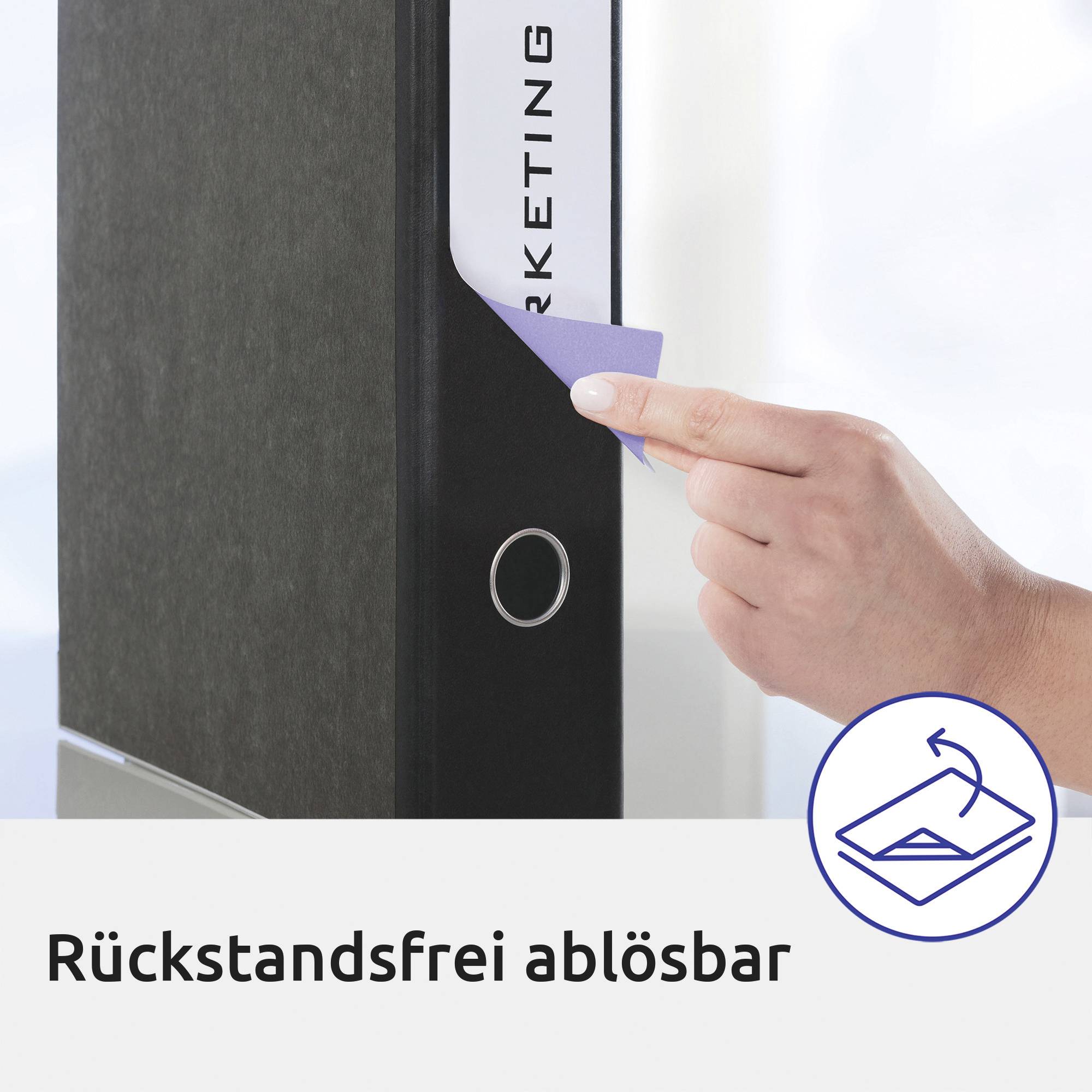 Avery-Zweckform Ordner-Etiketten L4761REV-10 61 x 192 mm Papier Weiß Wiederablösbar 40 St.