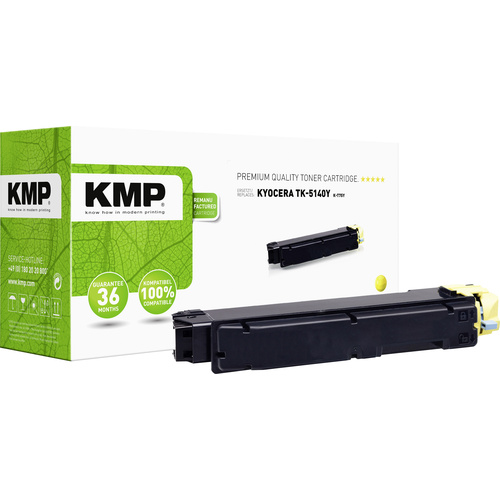 KMP Tonerkassette ersetzt Kyocera TK-5140Y Kompatibel Gelb 5000 Seiten K-T75Y