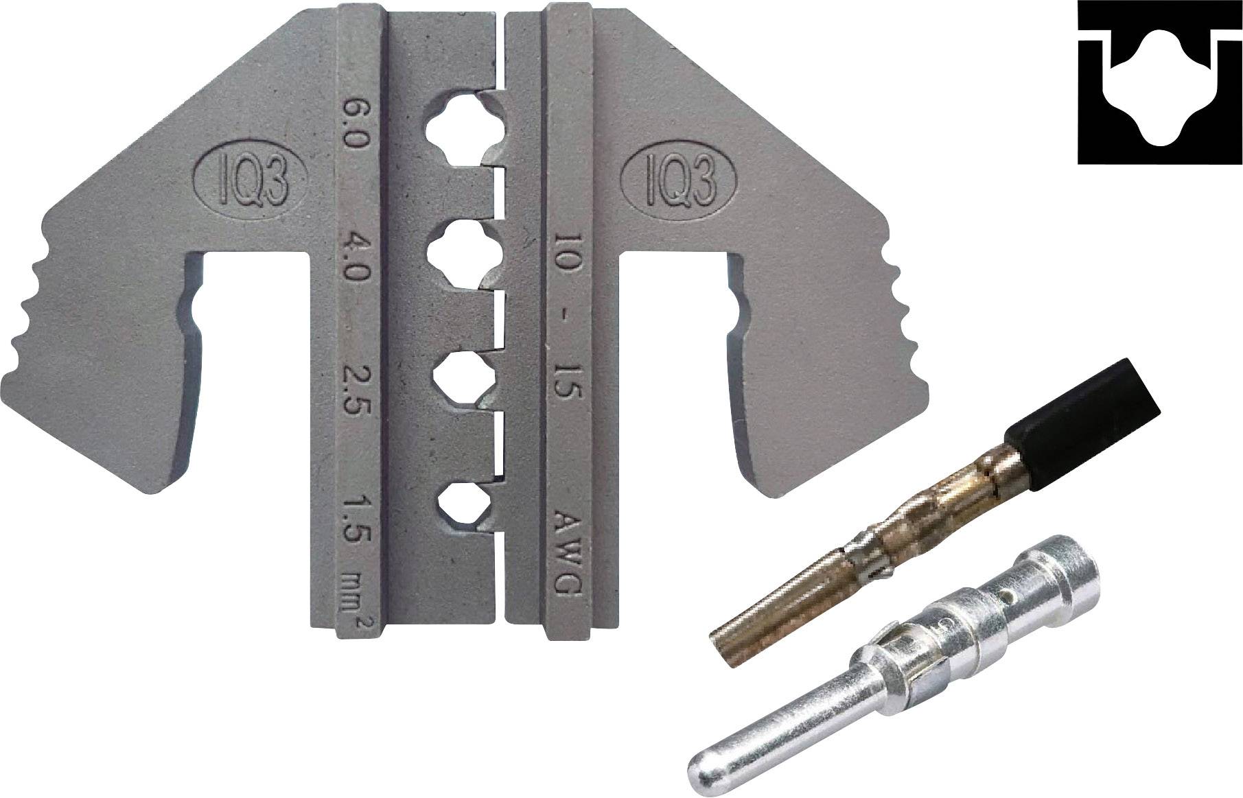 TOOLCRAFT PLE-IQ3 Crimpeinsatz Solar-Steckverbinder 6.0 bis 1.5mm² Passend für Marke (Zangen) TOOLCRAFT PZ-500