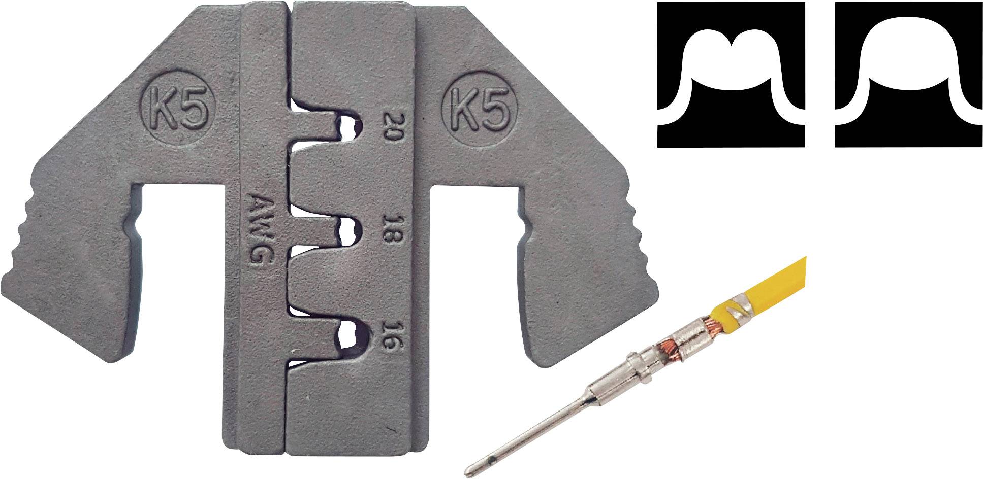 TOOLCRAFT PLE-0K5 TO-6897543 Crimpeinsatz Deutsch DTM/DT/DTP 1.5mm² (max) DEUTSCH Passend für Marke (Zangen) TOOLCRAFT PZ-500
