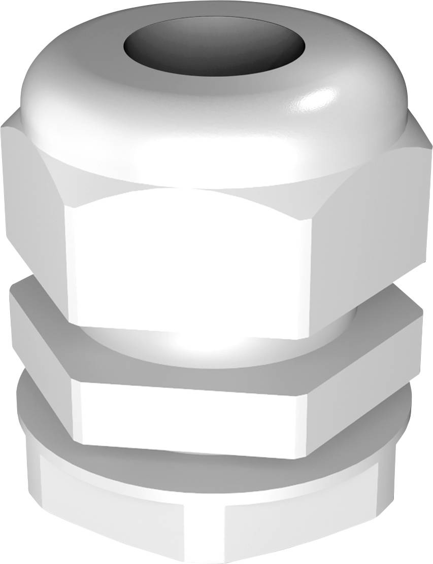 Rittal 2411.611 Kabelverschraubung M16 Polyamid Lichtgrau (RAL 7035)