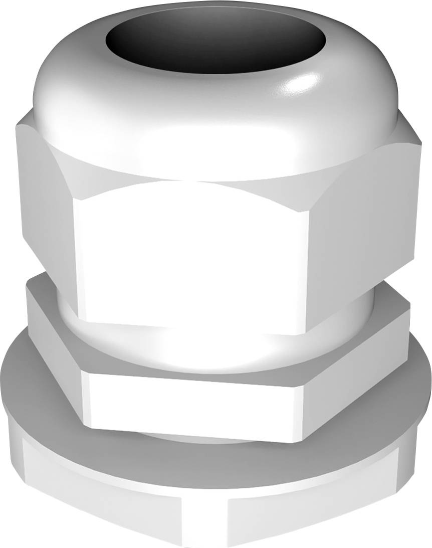 Rittal 2411.631 Kabelverschraubung M25 Polyamid Lichtgrau (RAL 7035)