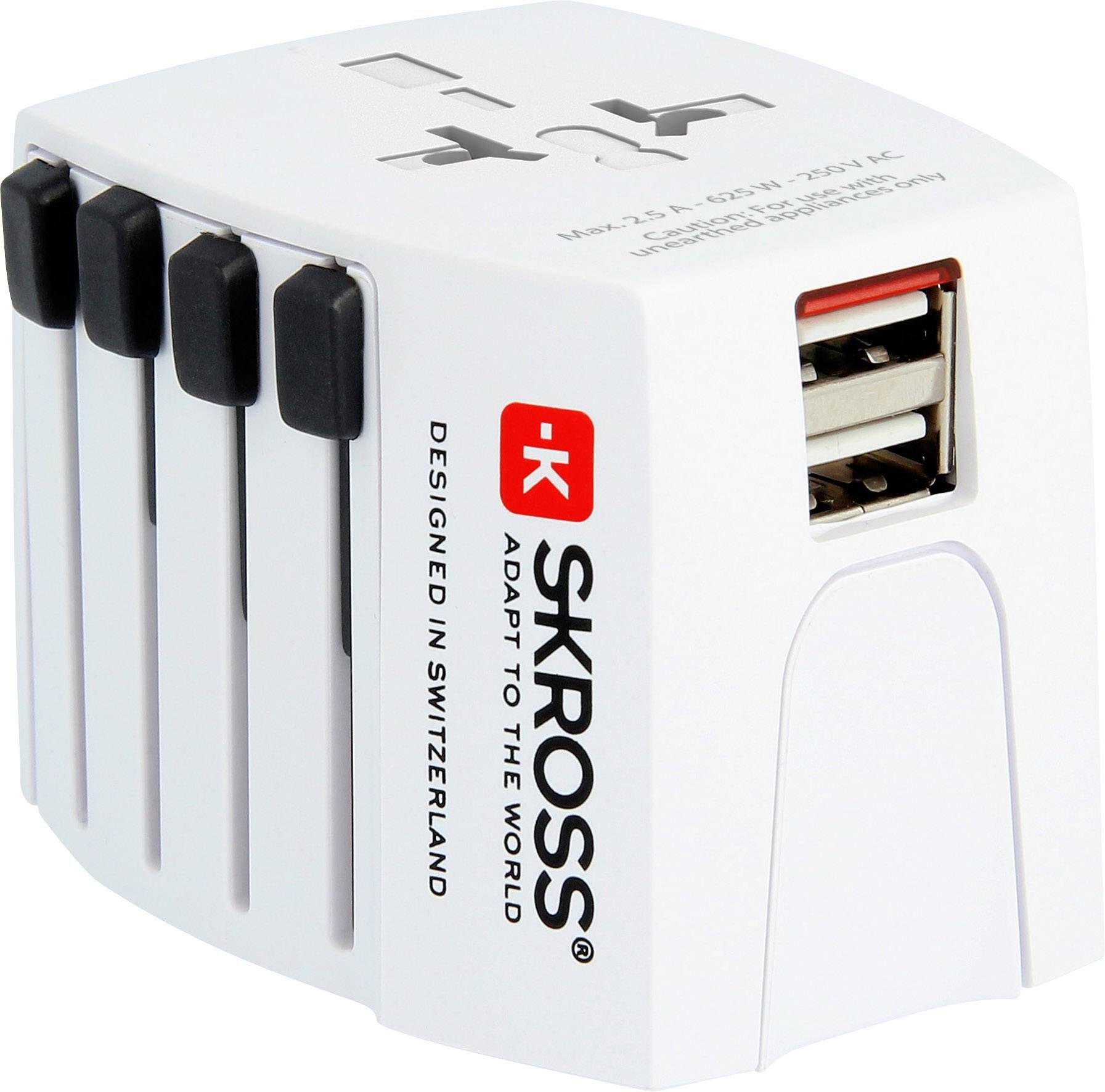Skross 1302940 Reiseadapter MUV USB