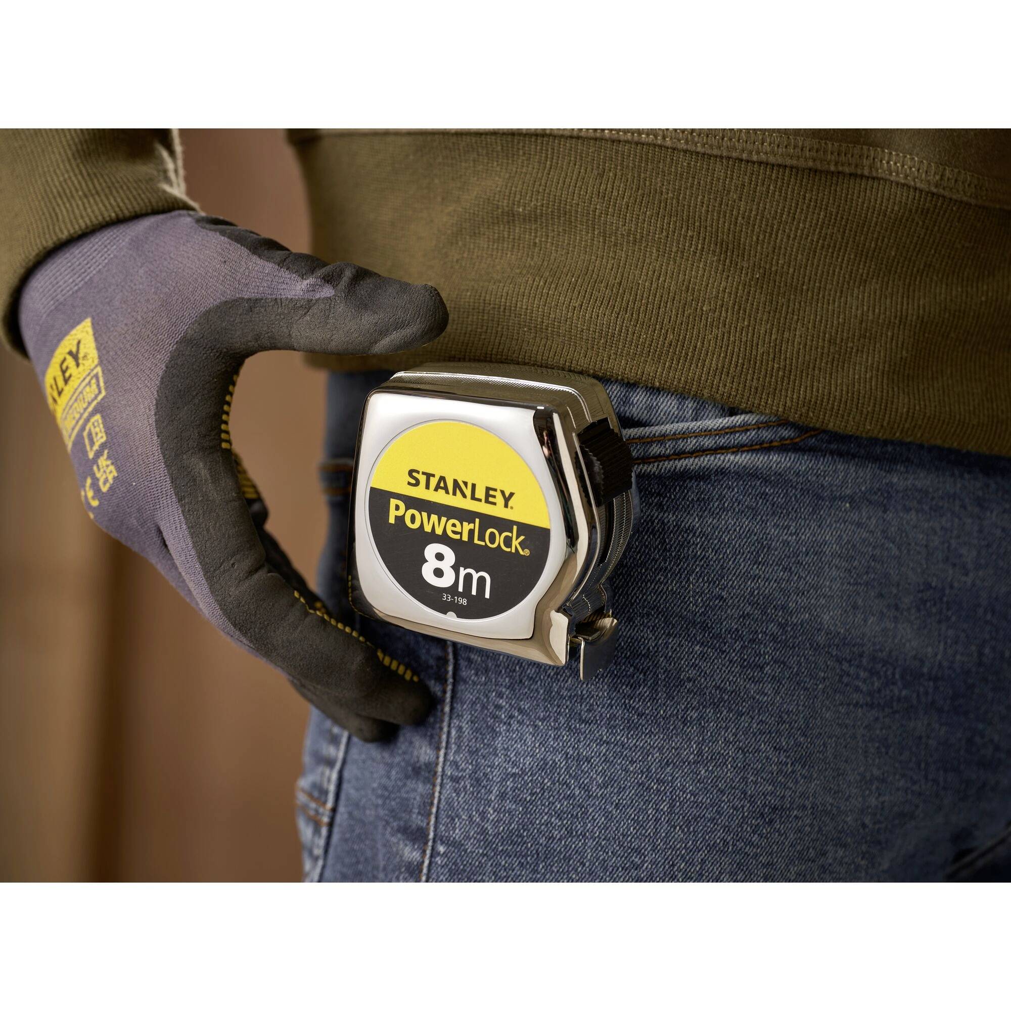 Stanley Powerlock 1-33-198 Maßband 8m