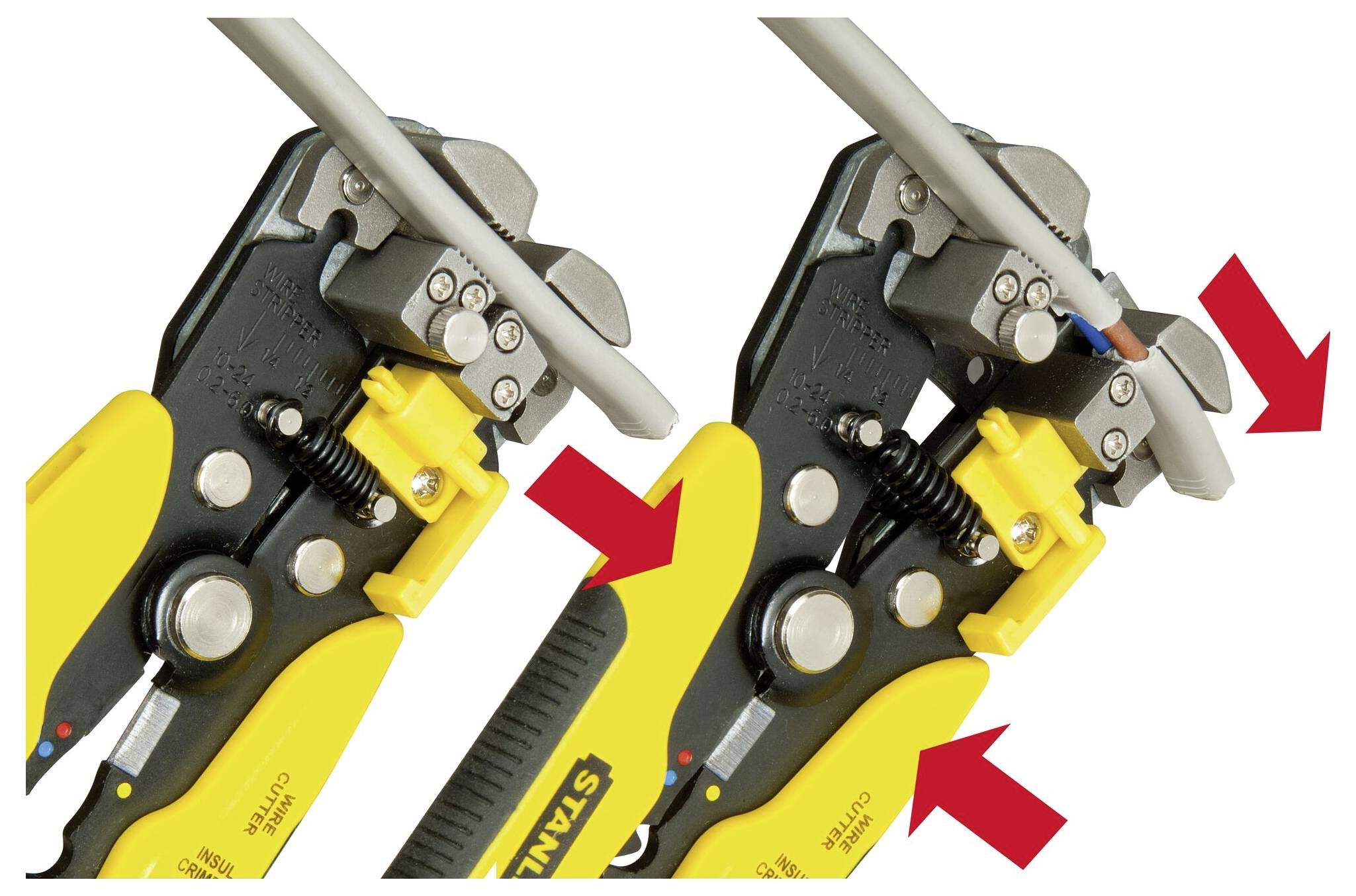 STANLEY FatMax FMHT0-96230 Crimp- und Abisolierzange 0.2 bis 6 mm²