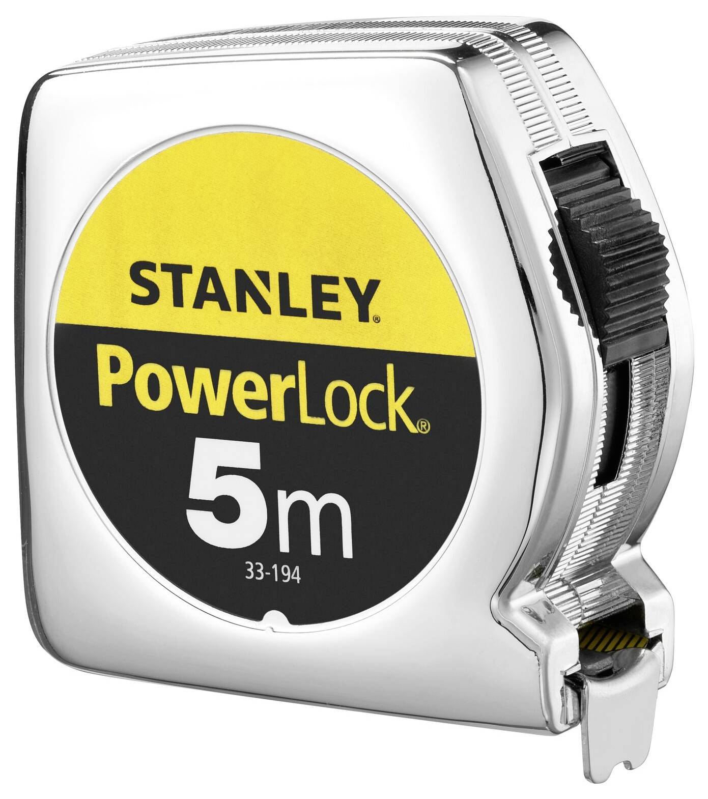 Taschenrollbandmaß PowerLock® L.5m B.19mm mm/cm EG II Ku.Clip lose