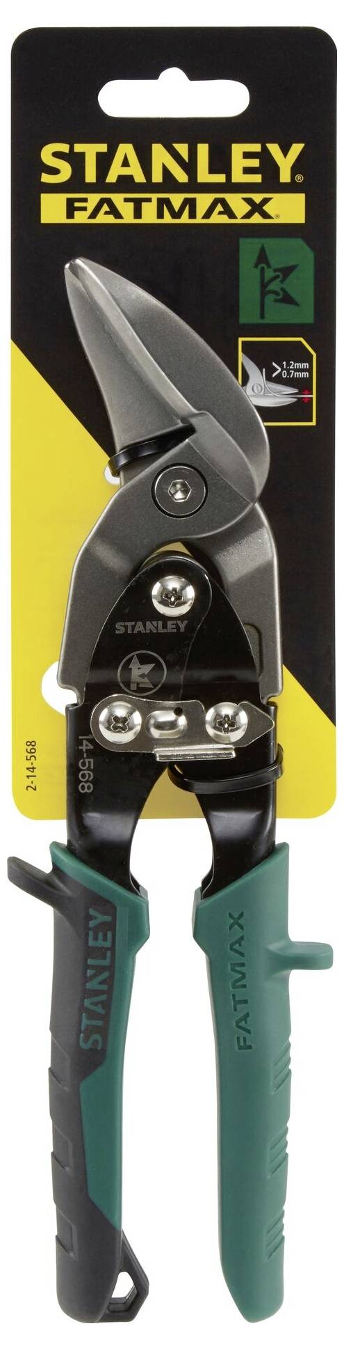 Stanley Blechschere MaxSteel Durchl.rechts 250mm 2-14-568