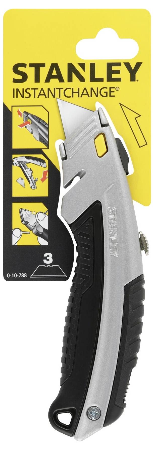 Schnellwechselprofimesser Gesamt-L.180mm einziehbar SB-verpackt STANLEY