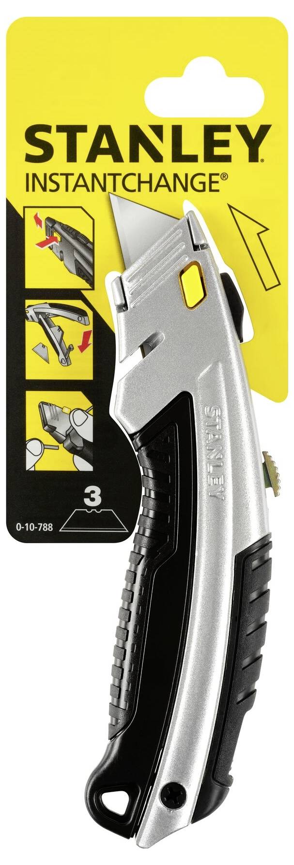 Schnellwechselprofimesser Gesamt-L.180mm einziehbar SB-verpackt STANLEY