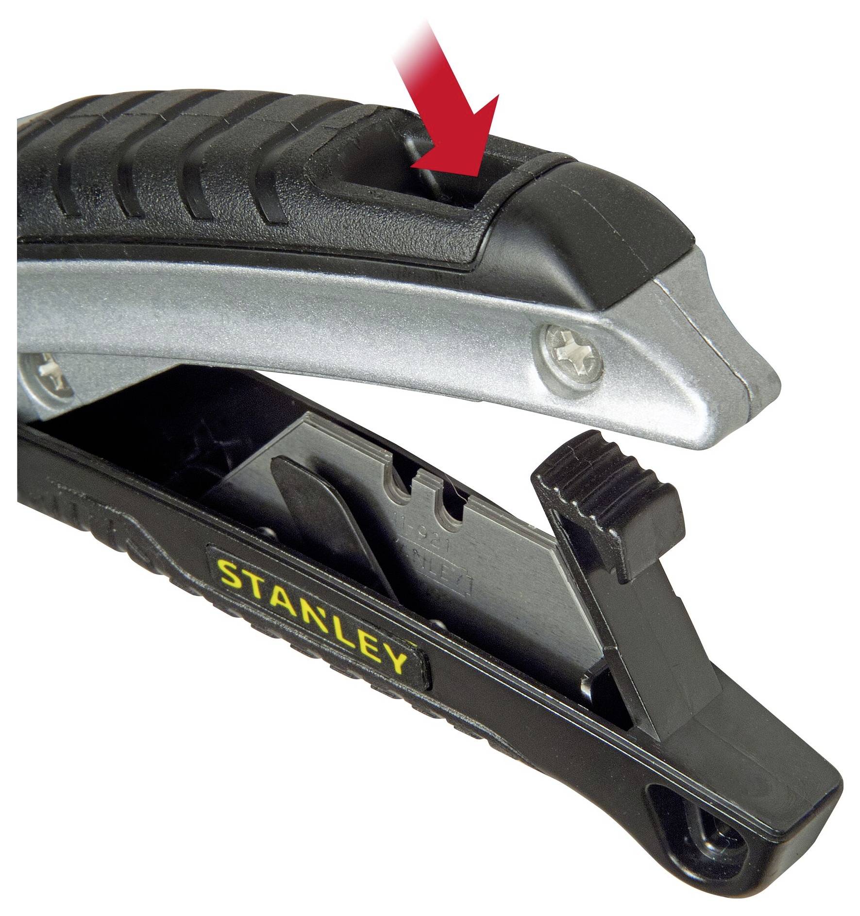 Schnellwechselprofimesser Gesamt-L.180mm einziehbar SB-verpackt STANLEY