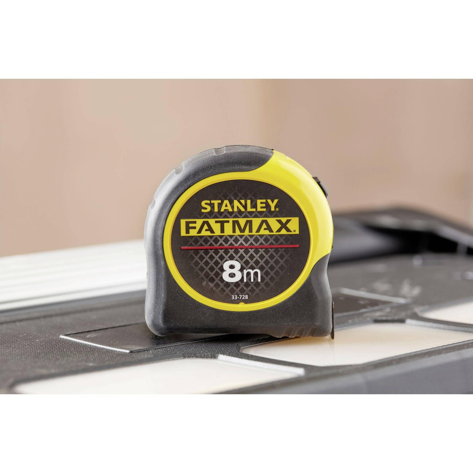 Taschenrollbandmaß FatMax L.8m B.32mm mm/cm EG II Ku.Festst.SB STANLEY