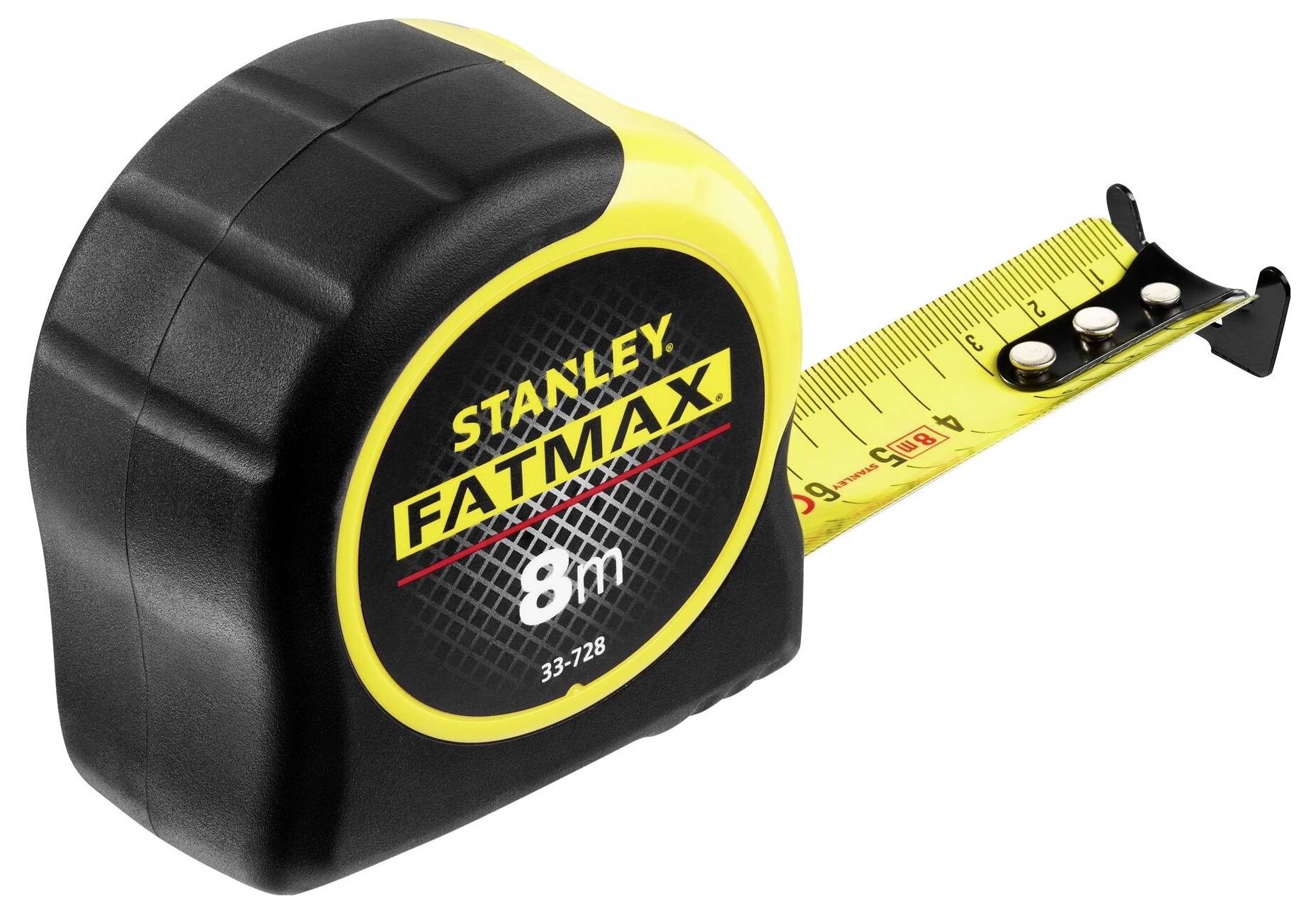 Taschenrollbandmaß FatMax L.8m B.32mm mm/cm EG II Ku.Festst.SB STANLEY