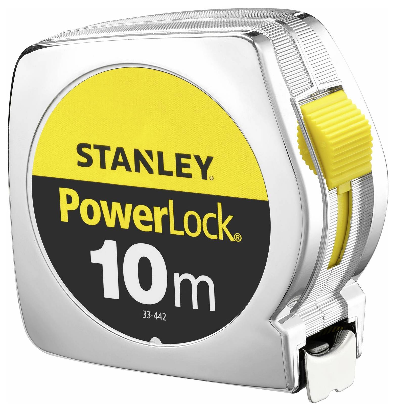 Taschenrollbandmaß PowerLock® L.10m B.25mm mm/cm EG II Ku.Clip lose