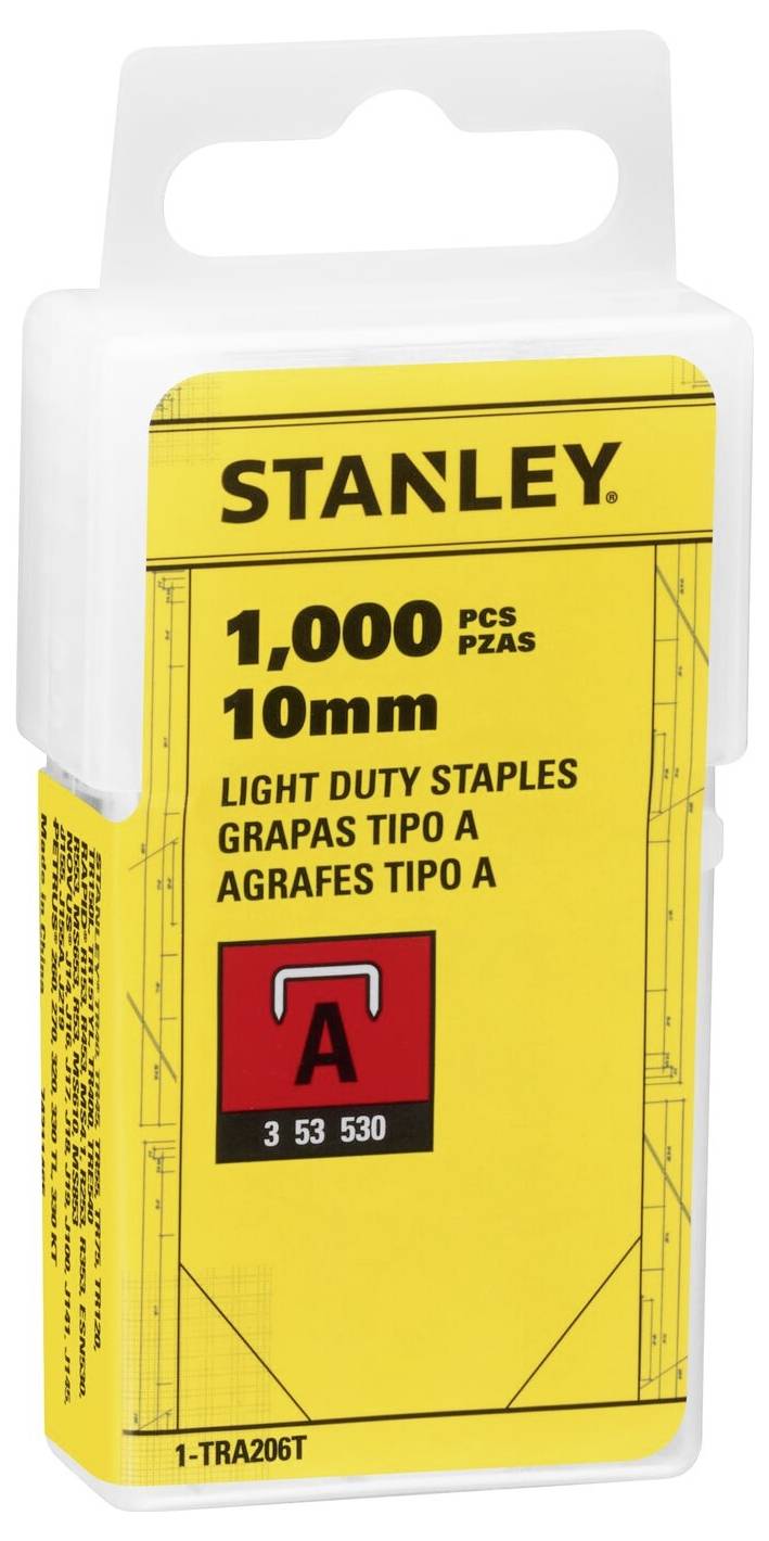 Stanley 1-TRA206T Breitrückenklammern Typ A, Typ 53 1St.