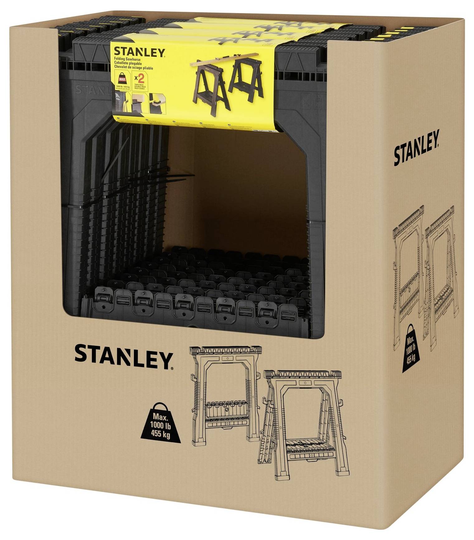 Stanley STST1-70713 Gerüstbock 450kg (B x H) 690mm x 810mm 1 Paar