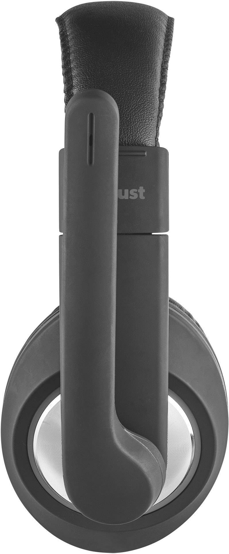 Trust Reno Computer Over Ear Headset kabelgebunden Stereo Schwarz Lautstärkeregelung, Mikrofon-Stummschaltung
