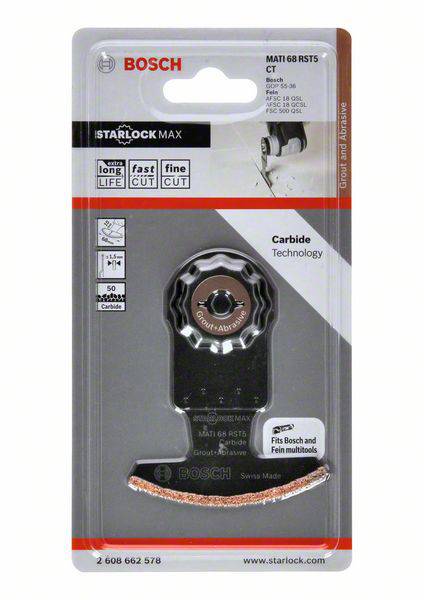 Bosch Accessories 2608662578 MATI 68 RST5 Segmentsägeblatt 1 St.