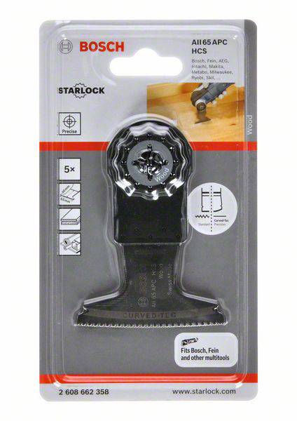 Bosch Accessories 2608662358 AII 65 APC Tauchsägeblatt 5St.