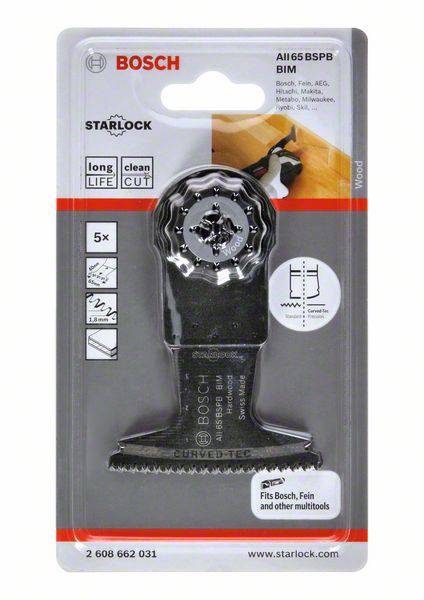 Bosch Accessories 2608662031 AII 65 BSPB Tauchsägeblatt 5 St.