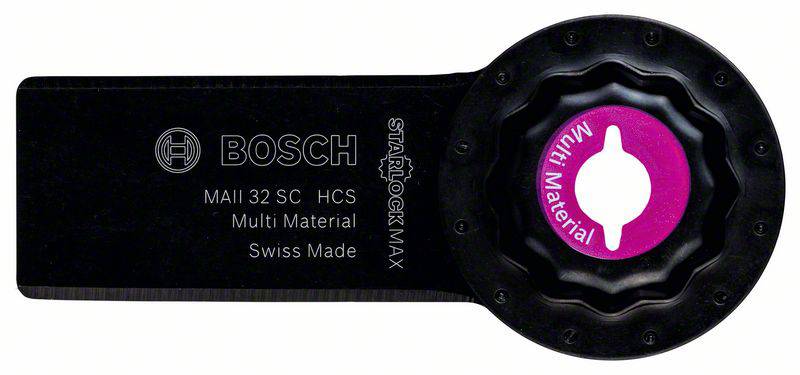 Bosch Sägeblatt für Multi-Materialien, Swiss Made, mit Starlock Max-Aufnahme für diverse Anwendungen.