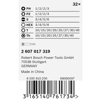 Bosch Accessories 2607017319 Bit-Set 32teilig Bosch Accessories 2607017319 Bit-Set 32teilig