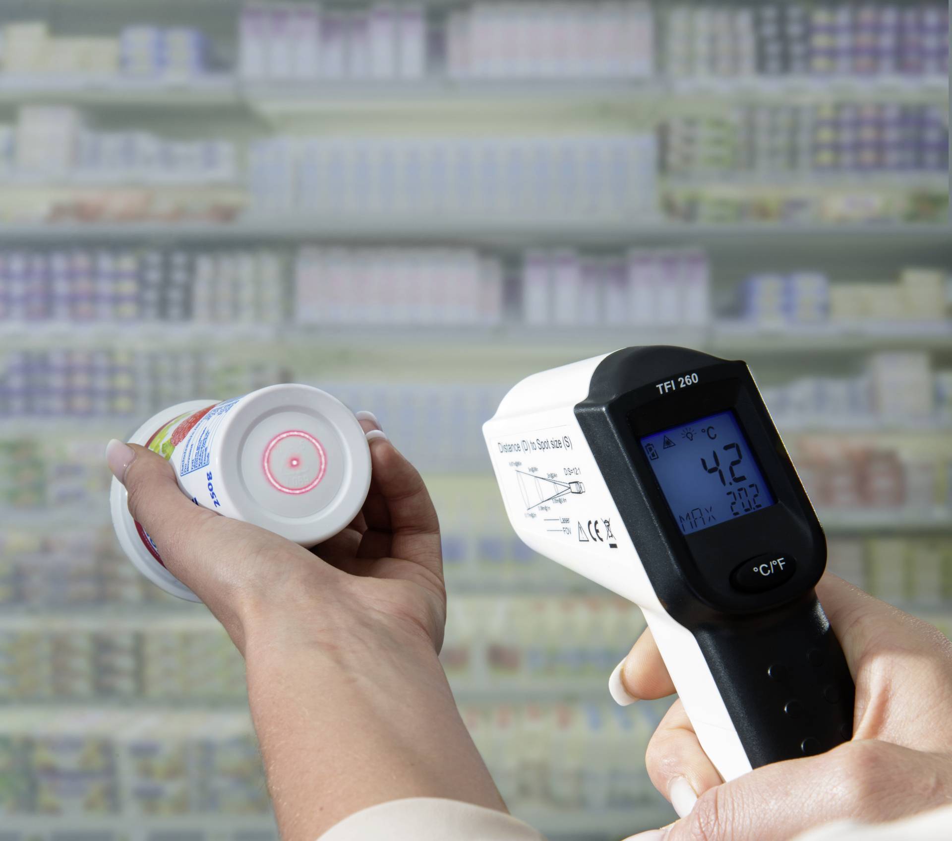 Ebro TFI 260 Infrarot-Thermometer Optik 12:1 -60 - +550 °C