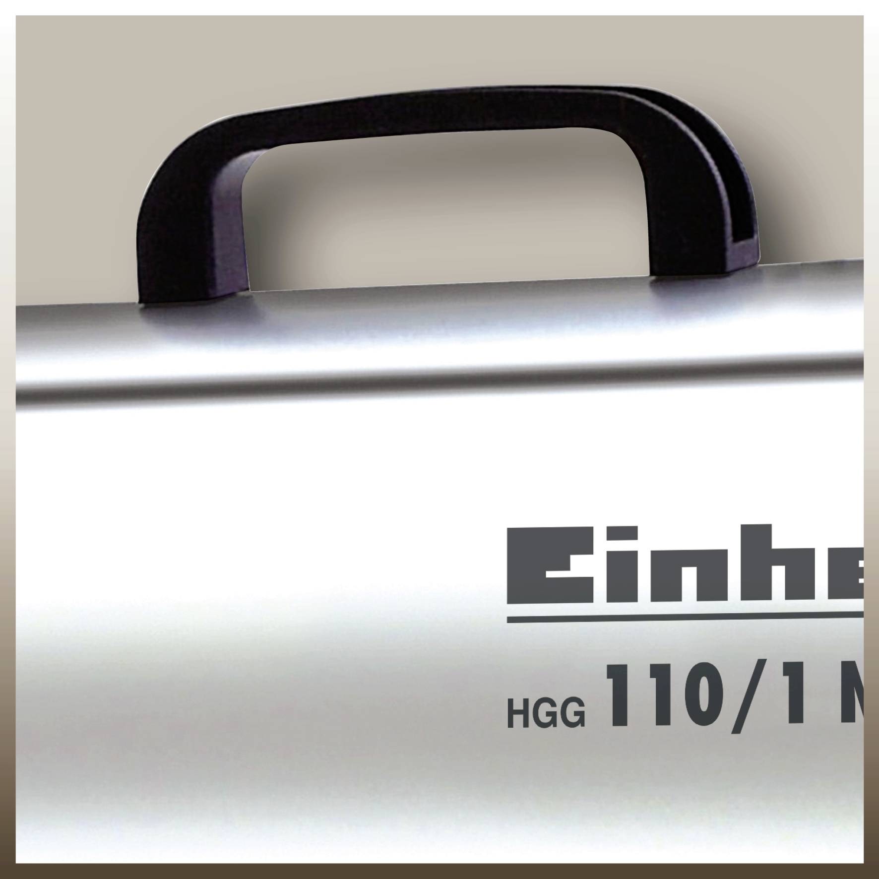 Einhell HGG 110/1 Niro (DE/AT) Heißluftgebläse 10 kW, 30W Silber