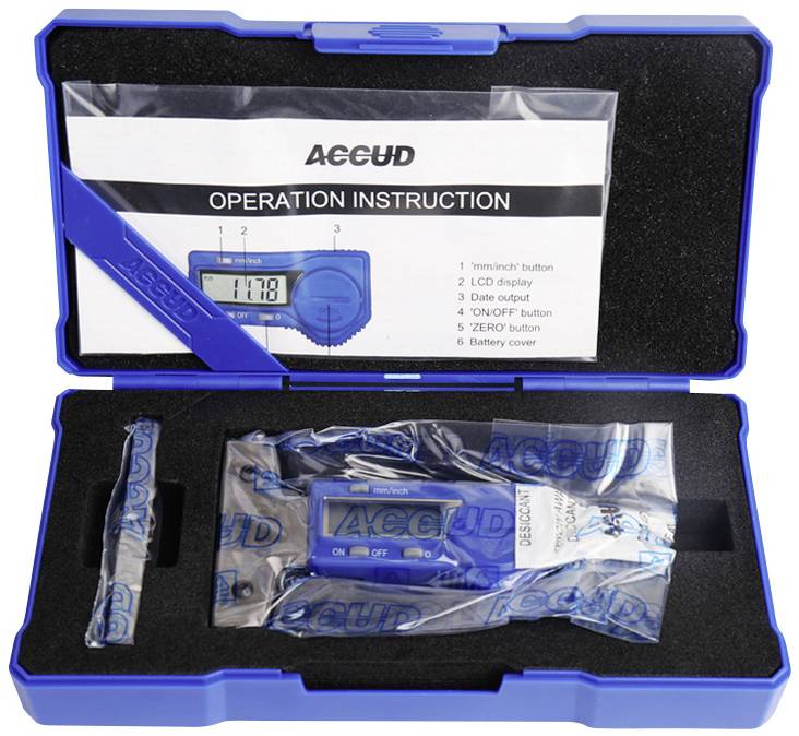 Basetech 1599560 Reifenprofilmesser digital Messbereich Tiefe 0 - 25 mm