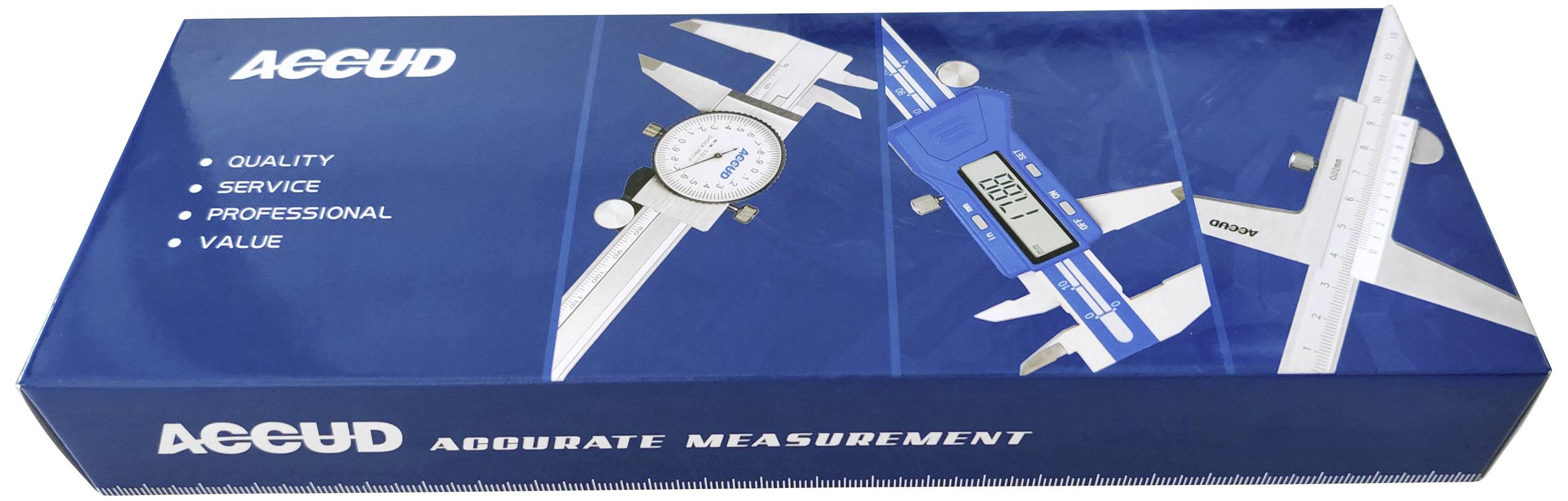 Accud 1601073 Digitaler Messschieber 300 mm IP54