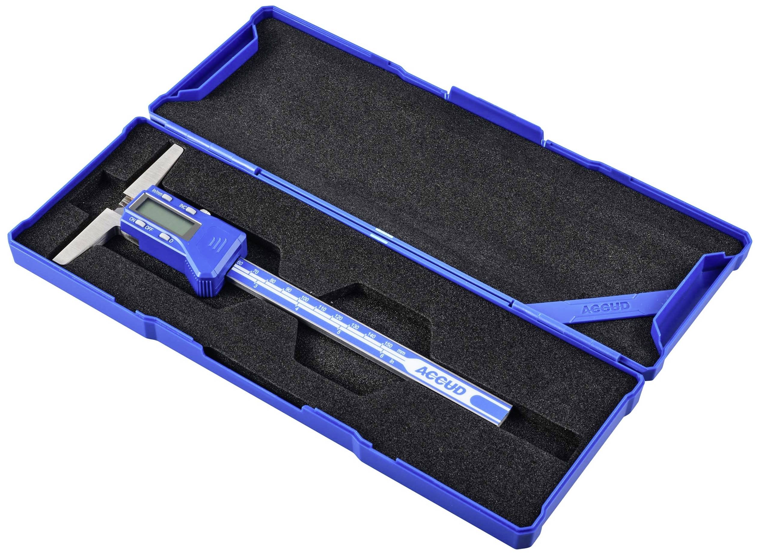 Accud 1601078 Tiefenmessschieber 200mm