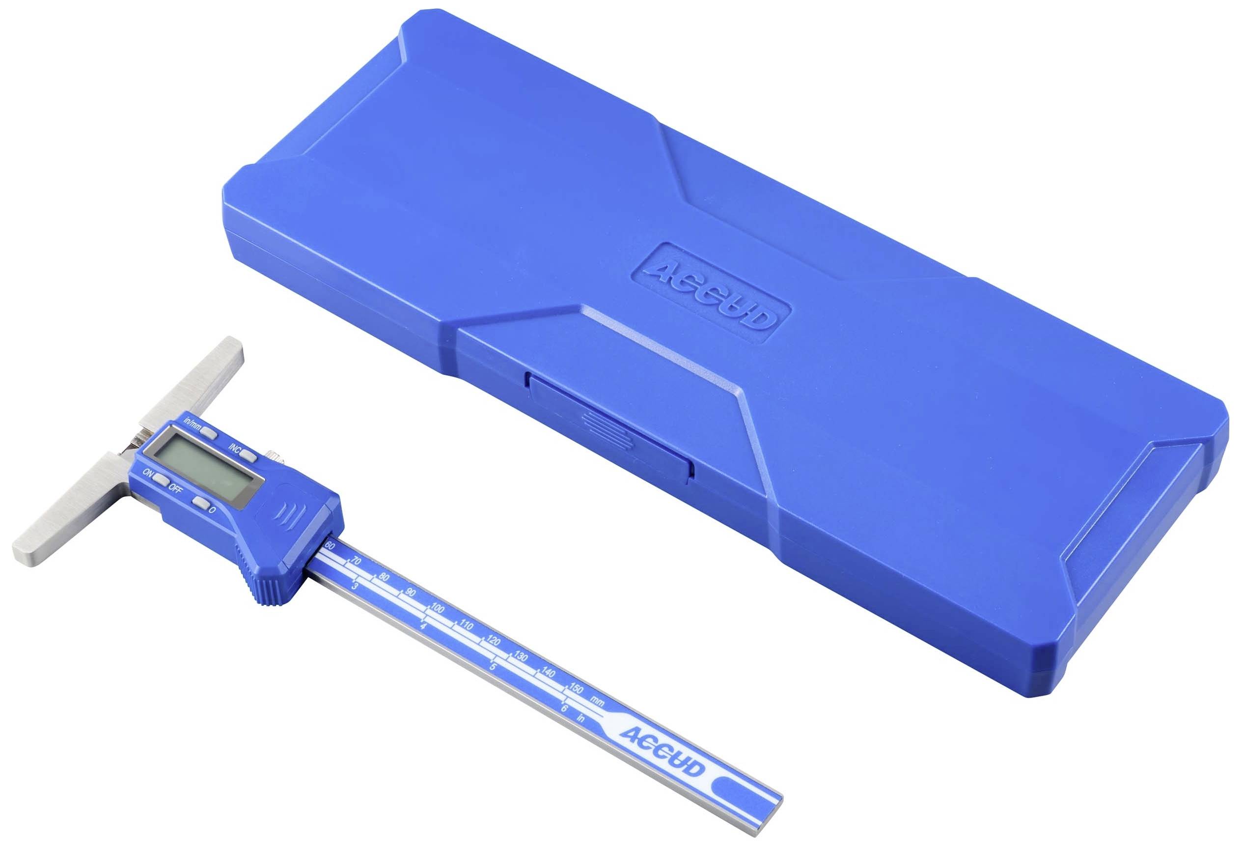 Accud 1601078 Tiefenmessschieber 200 mm