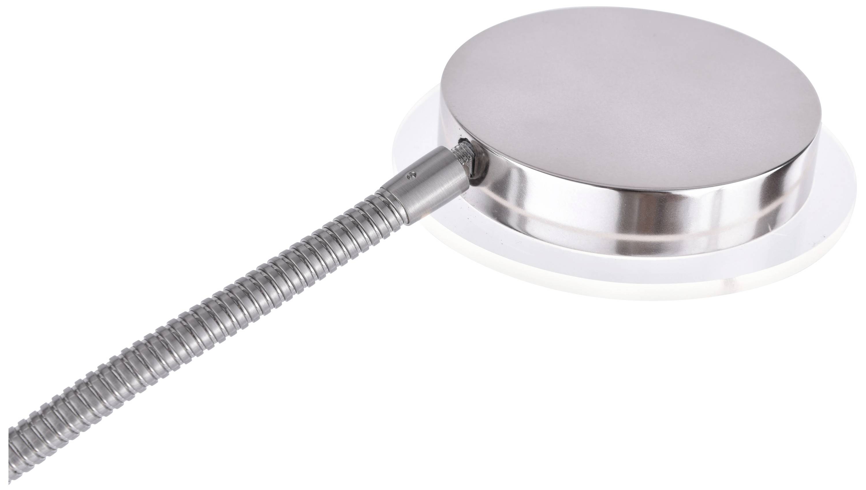 Just Light Hans LED-Deckenfluter mit Leselampe LED 26 W Stahl