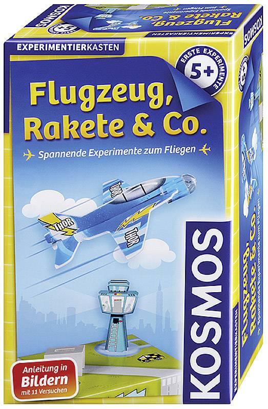 Kosmos 602420 Flugzeug, Rakete & Co. Erste Experimente Experimentierkasten ab 5 Jahre