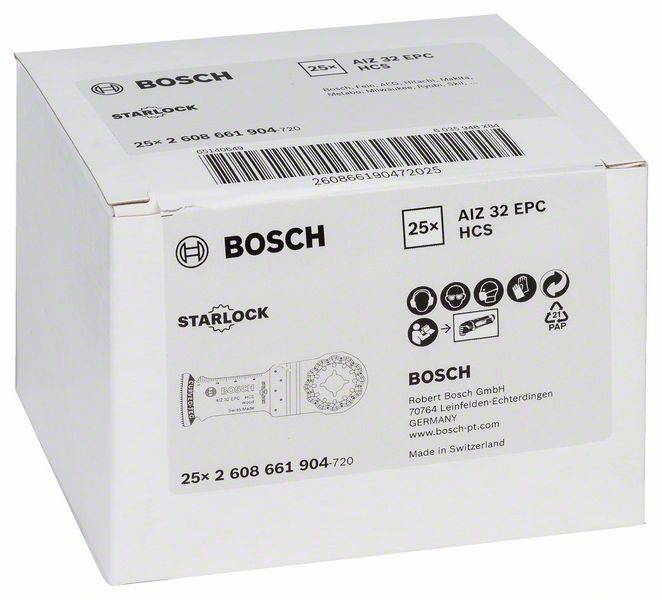 HCS Tauchsägeblatt AIZ 32 EPC, Wood, 50 x 32 mm