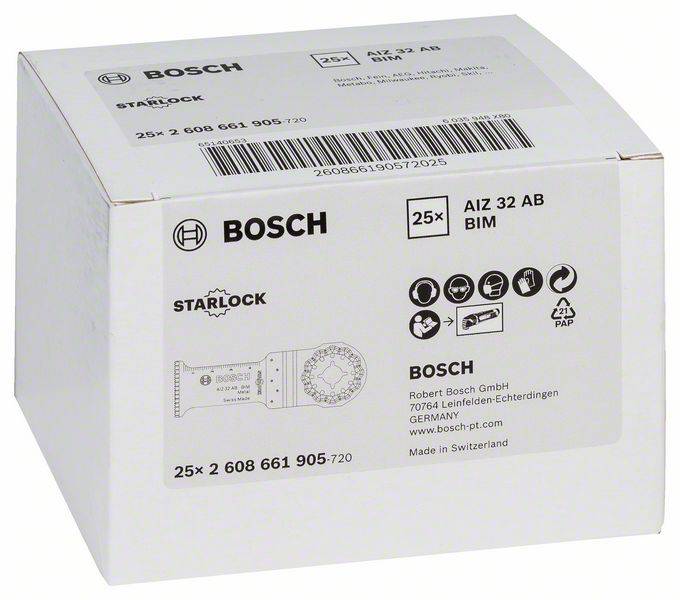 Bosch Accessories 2608661905 AIZ 32 AB Tauchsägeblatt 1 St.