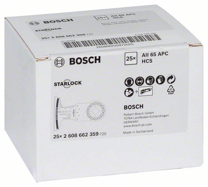 Bosch Accessories 2608662359 AII 65 APC Tauchsägeblatt 1 St.